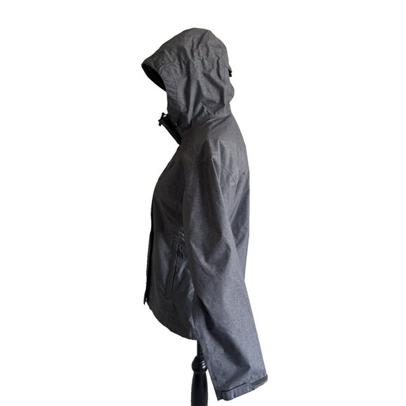 Helly Hansen Nari 2.5L Waterproof Jacket Packable Sz Small Grey Hooded 62996 - Picture 3 of 13